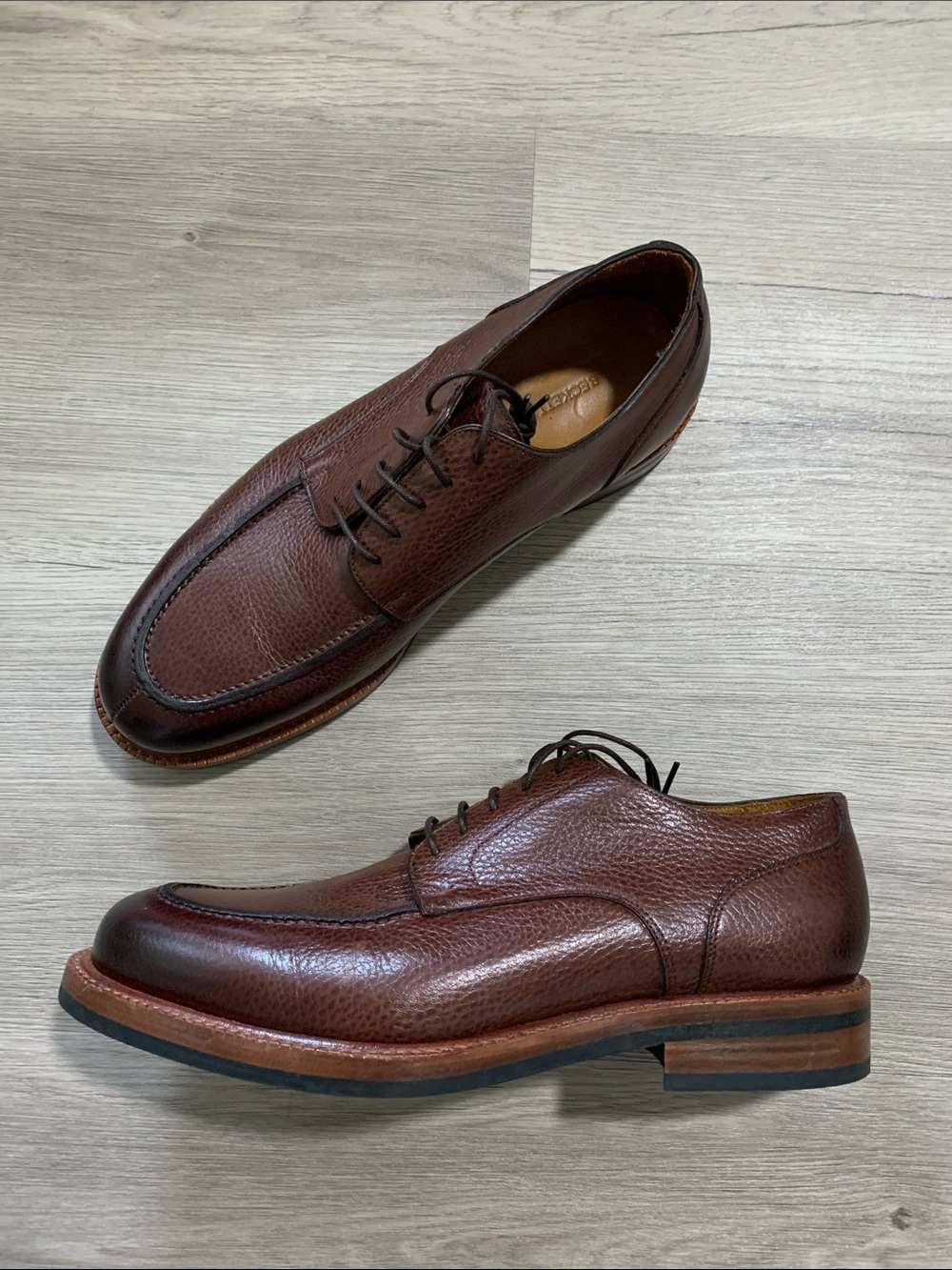 Beckett Simonon Men's Brown Anders derby Shoes new